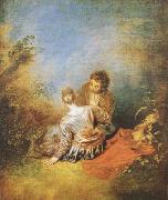 Jean-Antoine Watteau The Indiscretion (mk08) oil painting picture wholesale